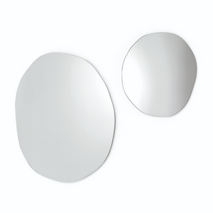 Asymmetrical Round Mirror | Mogg Giotto | Italianfurniture.com