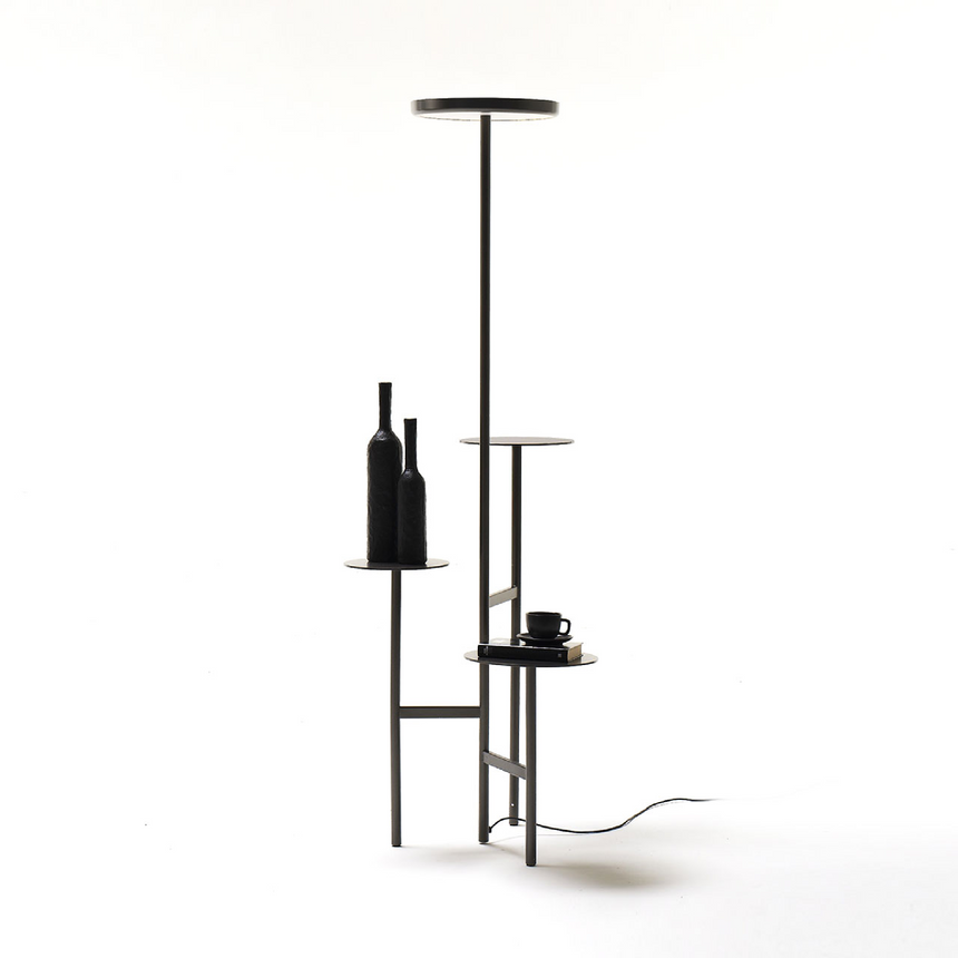 Contemporary Metal Floor Lamp | Mogg Ikebana | Italianfurniture.com