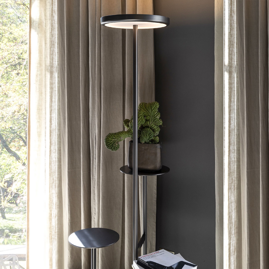 Contemporary Metal Floor Lamp | Mogg Ikebana | Italianfurniture.com