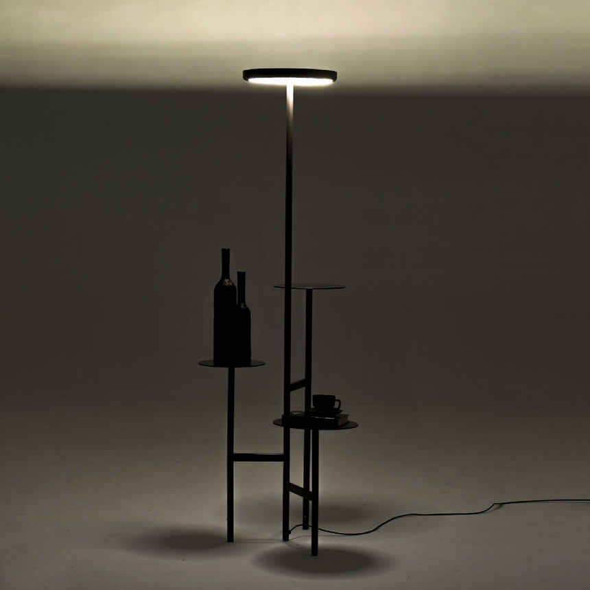 Contemporary Metal Floor Lamp | Mogg Ikebana | Italianfurniture.com