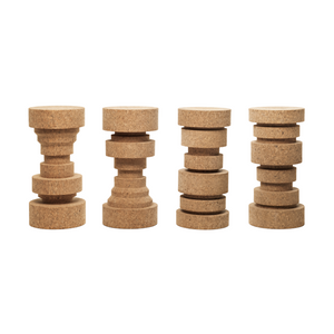 Turned Cork Accent Stool | Mogg King&Queen | Italianfurniture.com