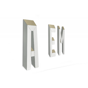 Letter Wall Mirror | Mogg Letteronza | Italianfurniture.com