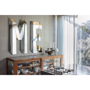 Letter Wall Mirror | Mogg Letteronza | Italianfurniture.com