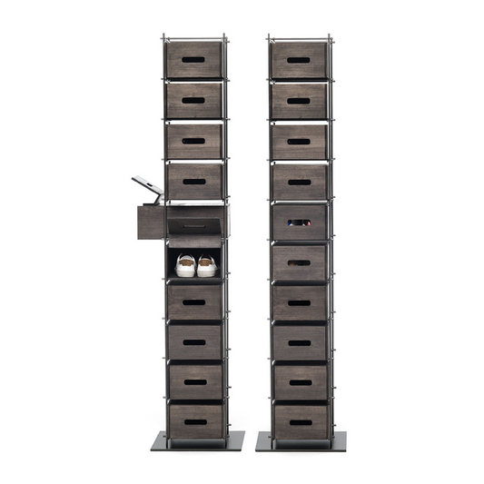 Solid Ash Shoe Cabinet | Mogg Manolo | Italianfurniture.com