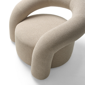 Curved Modern Lounge Chair | Mogg Nora | Italianfurniture.com