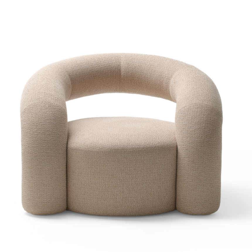 Curved Modern Lounge Chair | Mogg Nora | Italianfurniture.com