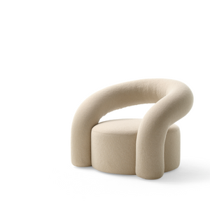 Curved Modern Lounge Chair | Mogg Nora | Italianfurniture.com