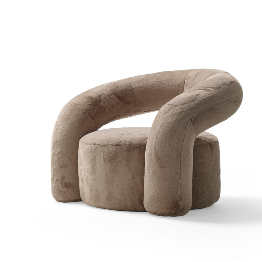 Curved Modern Lounge Chair | Mogg Nora | Italianfurniture.com