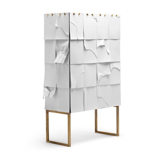 Paper-Covered Storage Unit | Mogg Notes | Italianfurniture.com