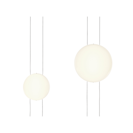 White Sphere Ceiling Floor Lamp | Mogg Orbit | Italianfurniture.com