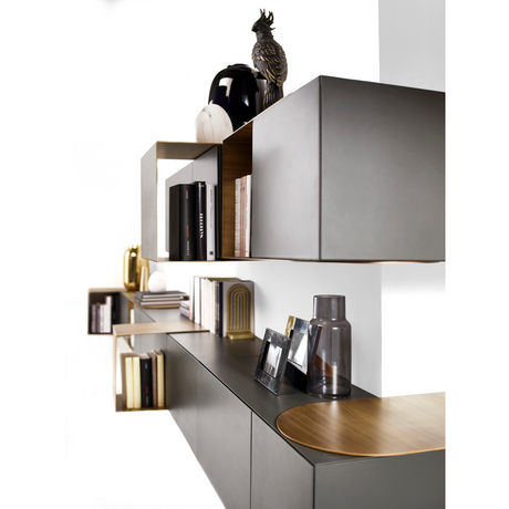 Adjustable Modern Wall Unit | Mogg Partout | Italianfurniture.com