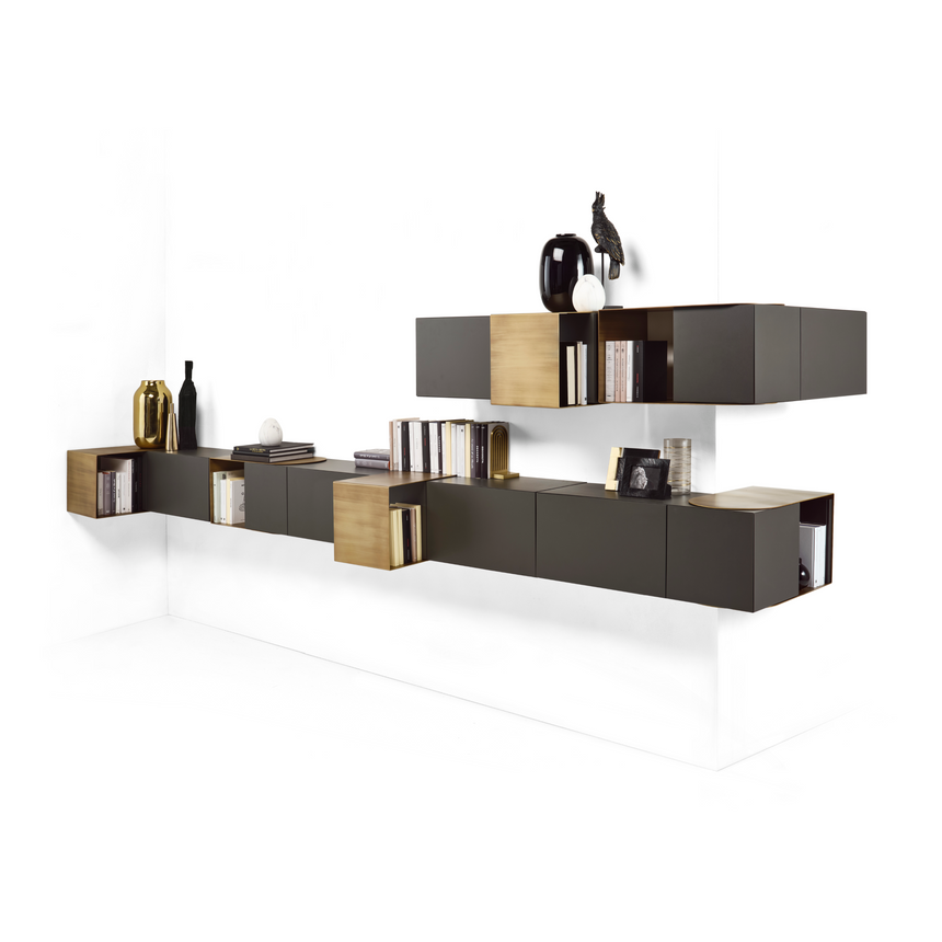 Adjustable Modern Wall Unit | Mogg Partout | Italianfurniture.com