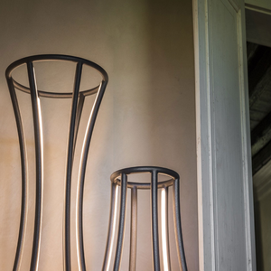 Curved Metal LED Floor Lamp | Mogg Penelope | Italianfurniture.com