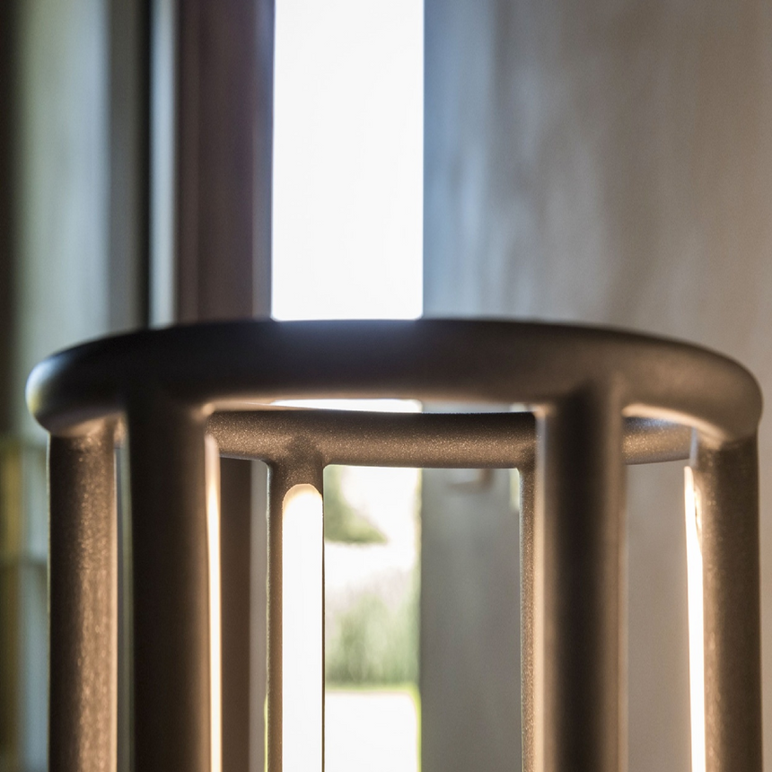 Curved Metal LED Floor Lamp | Mogg Penelope | Italianfurniture.com