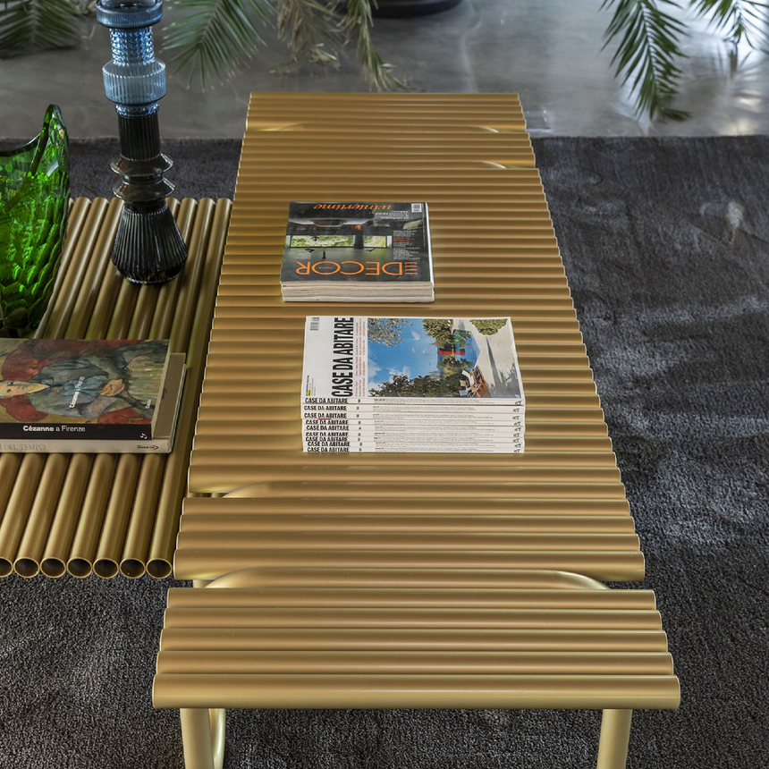 Tubular Metal Coffee Table | Mogg Pipelines | Italianfurniture.com