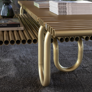 Tubular Metal Coffee Table | Mogg Pipelines | Italianfurniture.com