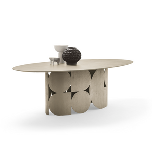 Hand-Troweled Dining Table | Mogg Shape | Italianfurniture.com