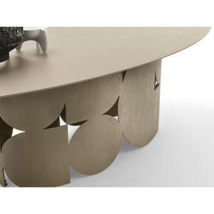 Hand-Troweled Dining Table | Mogg Shape | Italianfurniture.com