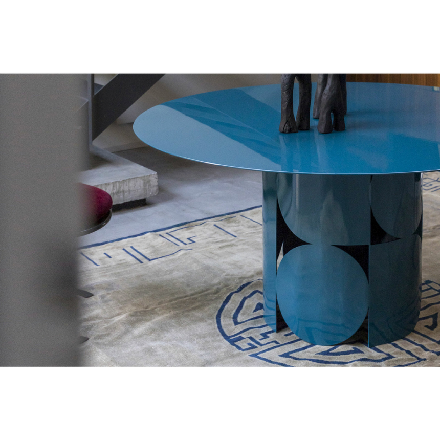 Round Central-Base Dining Table | Mogg Shape | Italianfurniture.com