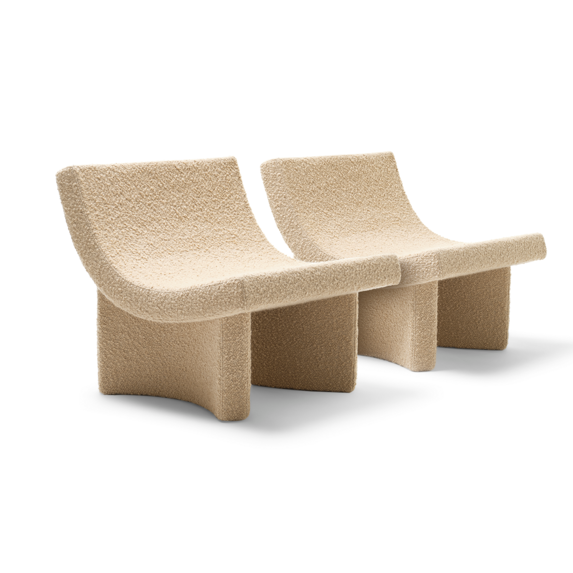 Padded Curve Lounge Chair | Mogg Talk | Italianfurniture.com