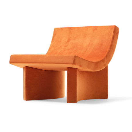 Padded Curve Lounge Chair | Mogg Talk | Italianfurniture.com