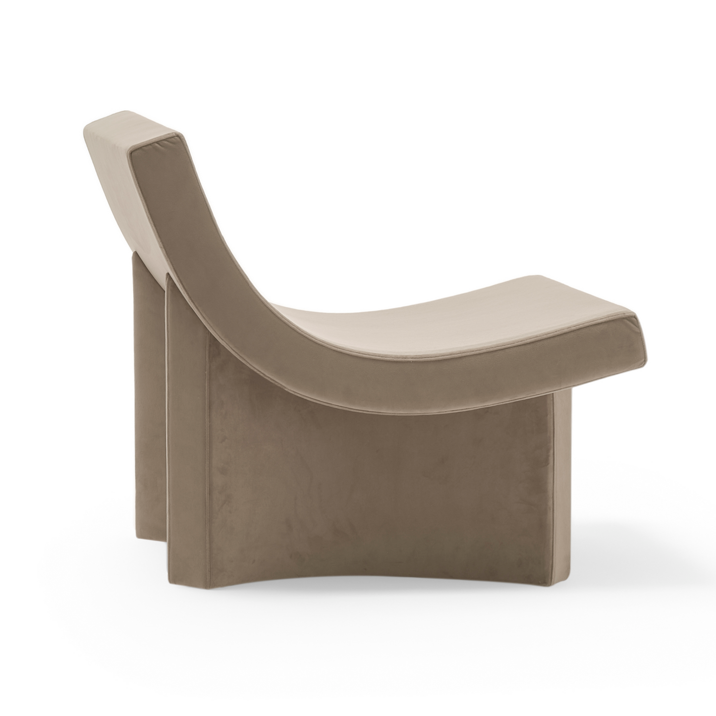 Padded Curve Lounge Chair | Mogg Talk | Italianfurniture.com