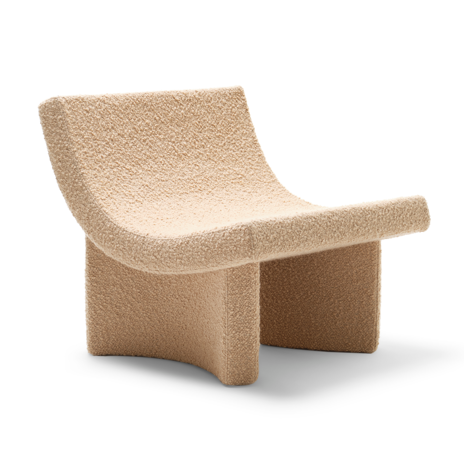 Padded Curve Lounge Chair | Mogg Talk | Italianfurniture.com