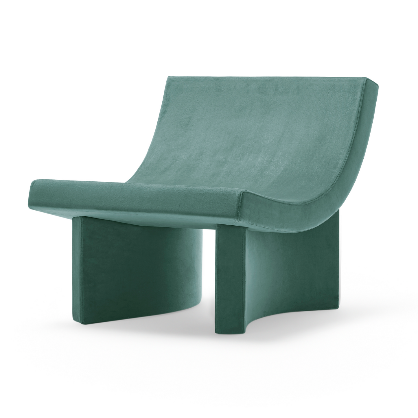 Padded Curve Lounge Chair | Mogg Talk | Italianfurniture.com