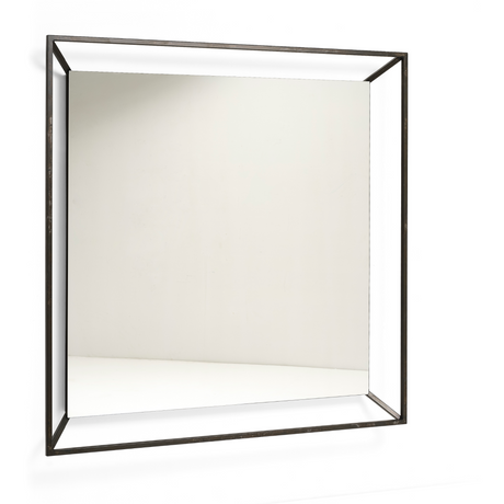 Iron-Framed Wall Mirror  Mogg Timeless | Italianfurniture.com