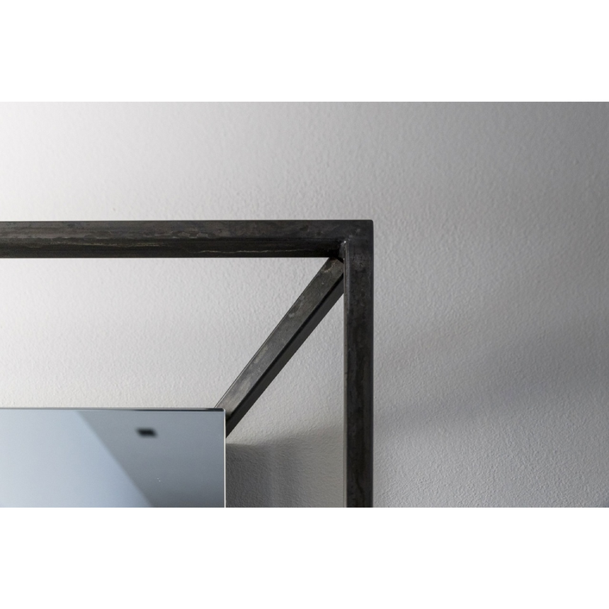 Iron-Framed Wall Mirror  Mogg Timeless | Italianfurniture.com