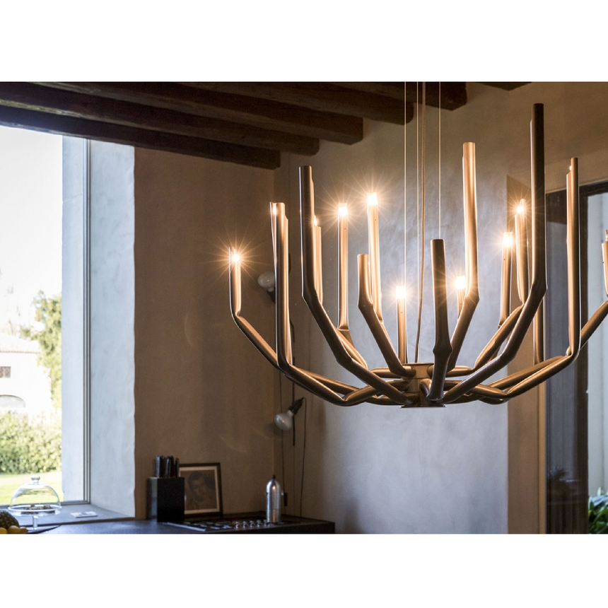 Tubular Iron Hanging Lamp | Mogg To_Be | Italianfurniture.com