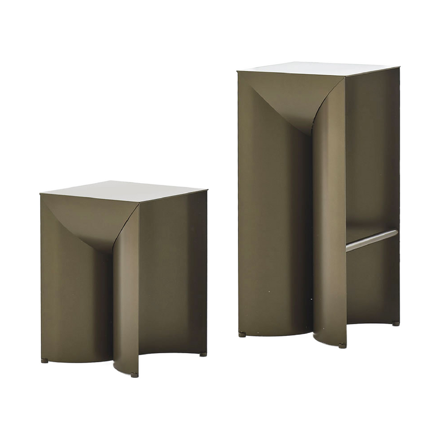 Aluminum Modern Stool | Mogg Uccio | Italianfurniture.com