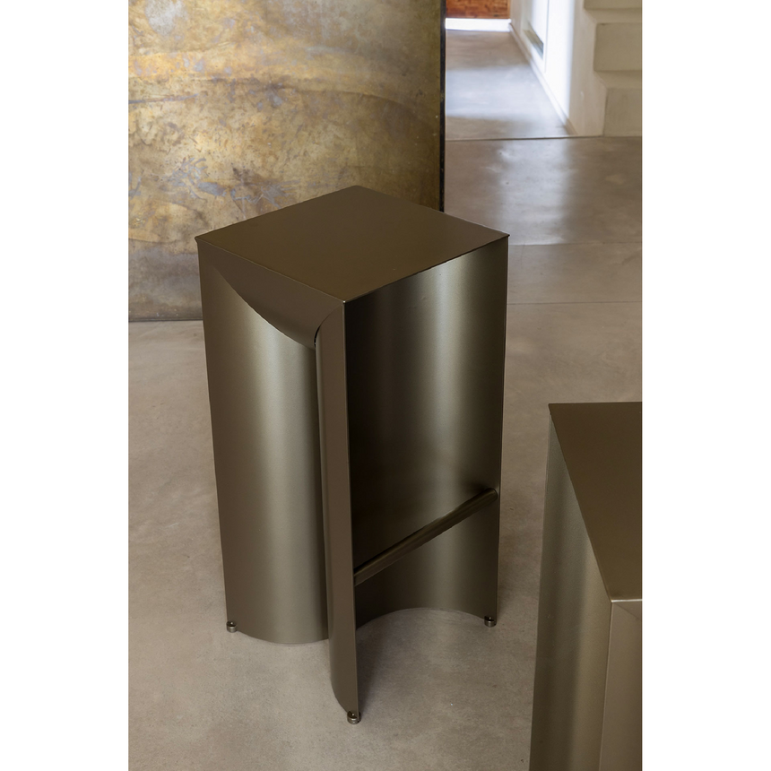 Aluminum Modern Stool | Mogg Uccio | Italianfurniture.com