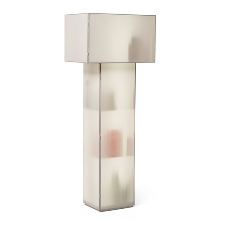 2-Door Storage Floor Lamp | Mogg Velasca | Italianfurniture.com