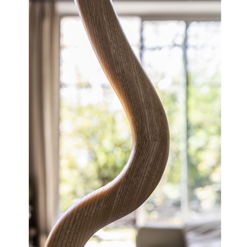 Solid Wood Graphic Floor Lamp | Mogg Vis a Vis | Italianfurniture.com