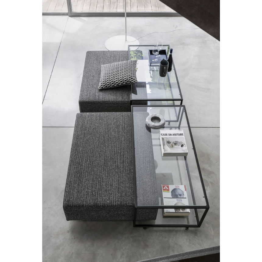 Square Pouf Coffee Table | Mogg Zoom | Italianfurniture.com