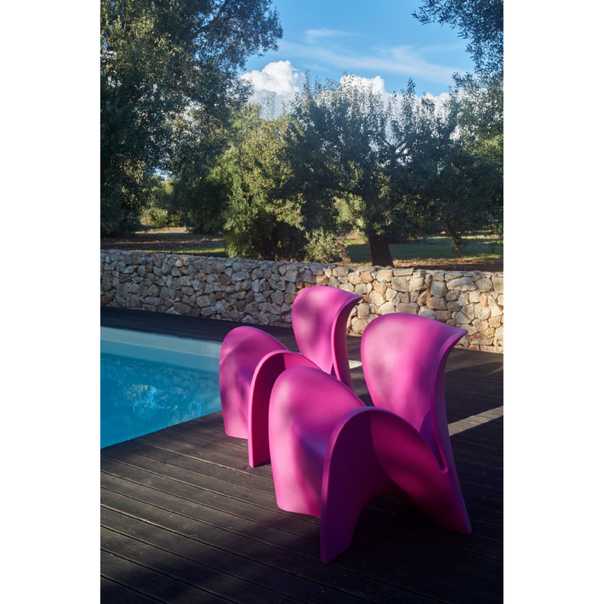 Petal Shaped Outdoor Side Chair | Myyour Lily | Italianfurniture.com