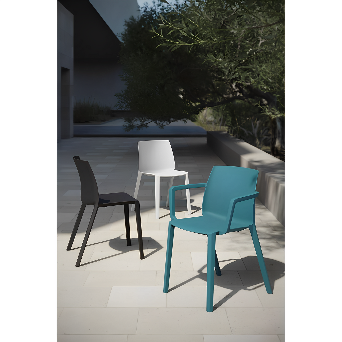 Outdoor Stackable Dining Chair | Myyour Ada | Italianfurniture.com