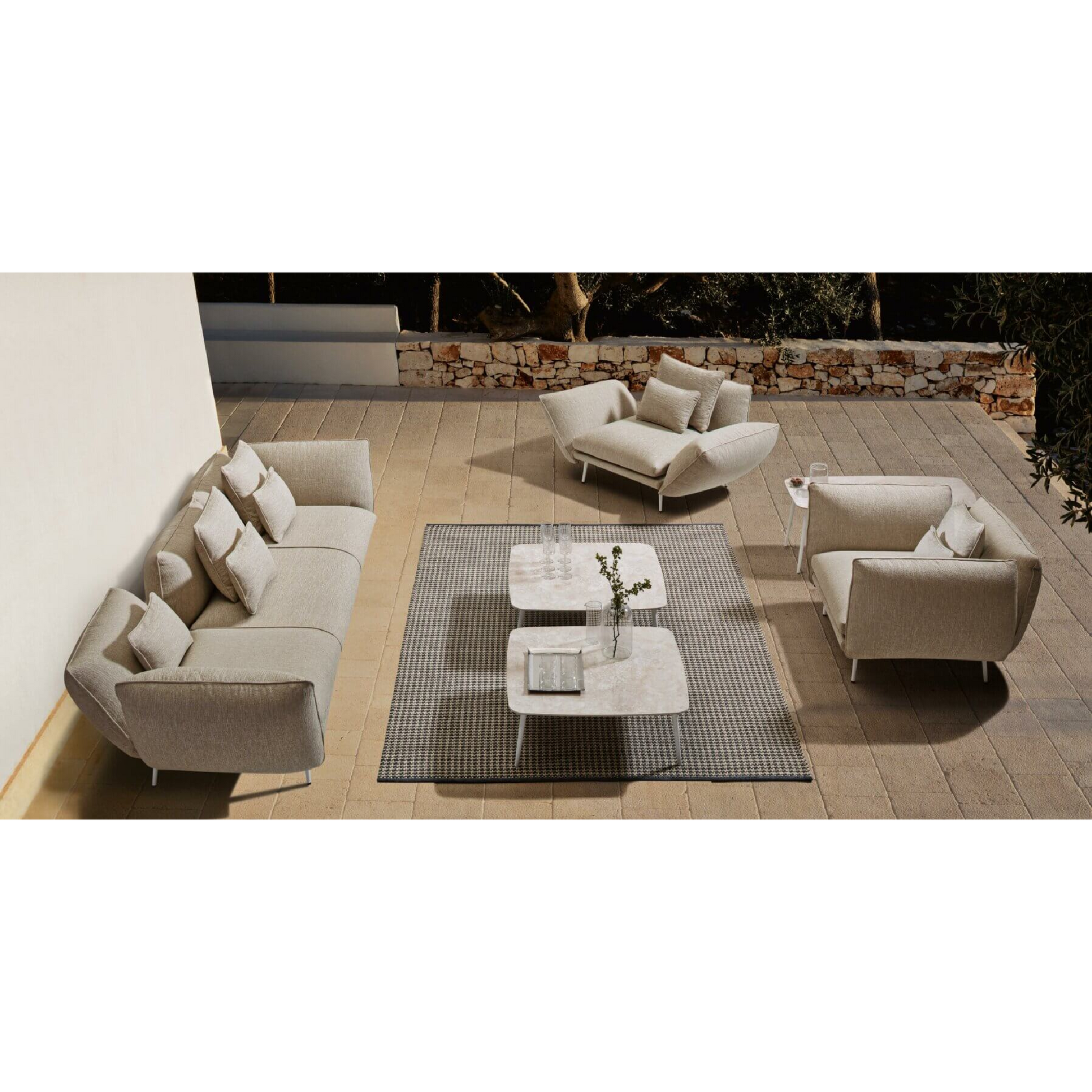 Modern Upholstered Outdoor Armchair | Myyour Piuma | IItalianfurniture.com