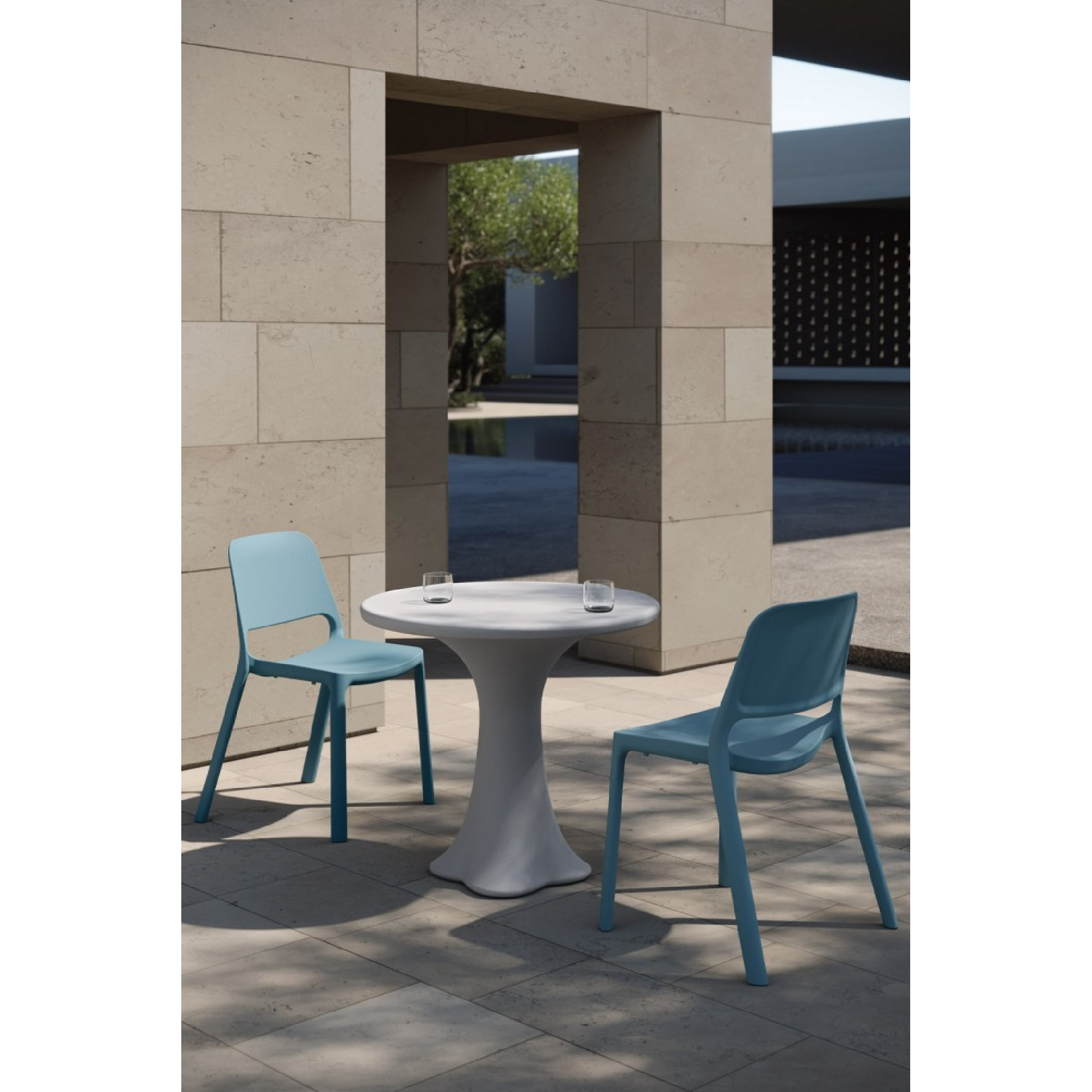 Cutout Back Outdoor Dining Chair | Myyour Tina | Italianfurniture.com