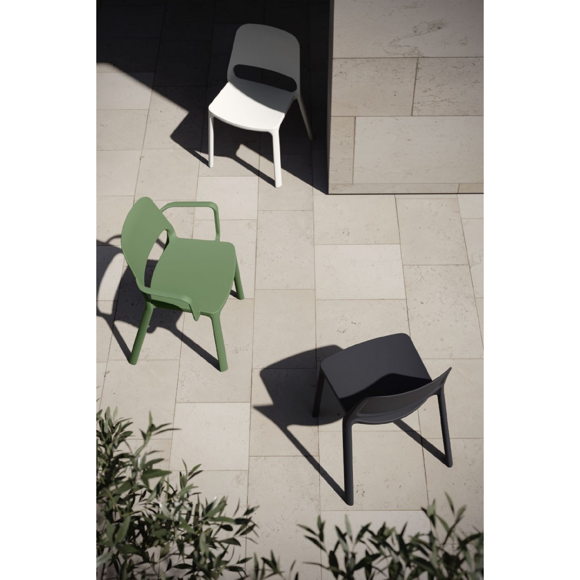 Cutout Back Outdoor Dining Chair | Myyour Tina | Italianfurniture.com