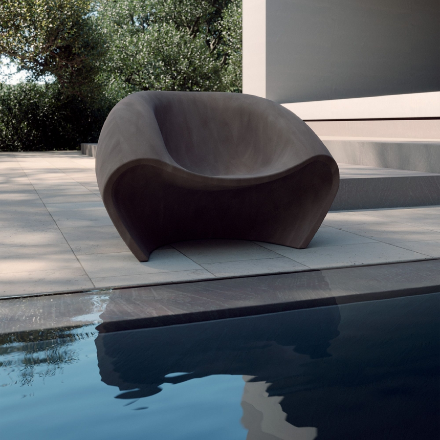 Molded Outdoor Lounge Armchair | Myyour Iris