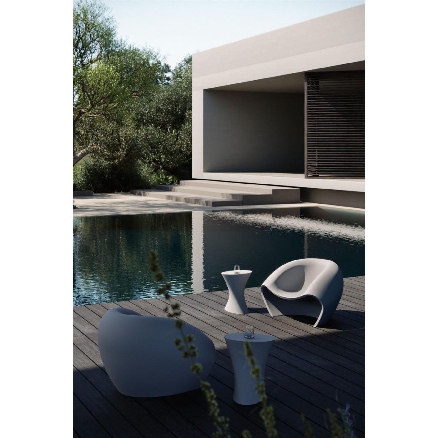 Submersible Outdoor Stool | Myyour Iris | Italianfurniture.com