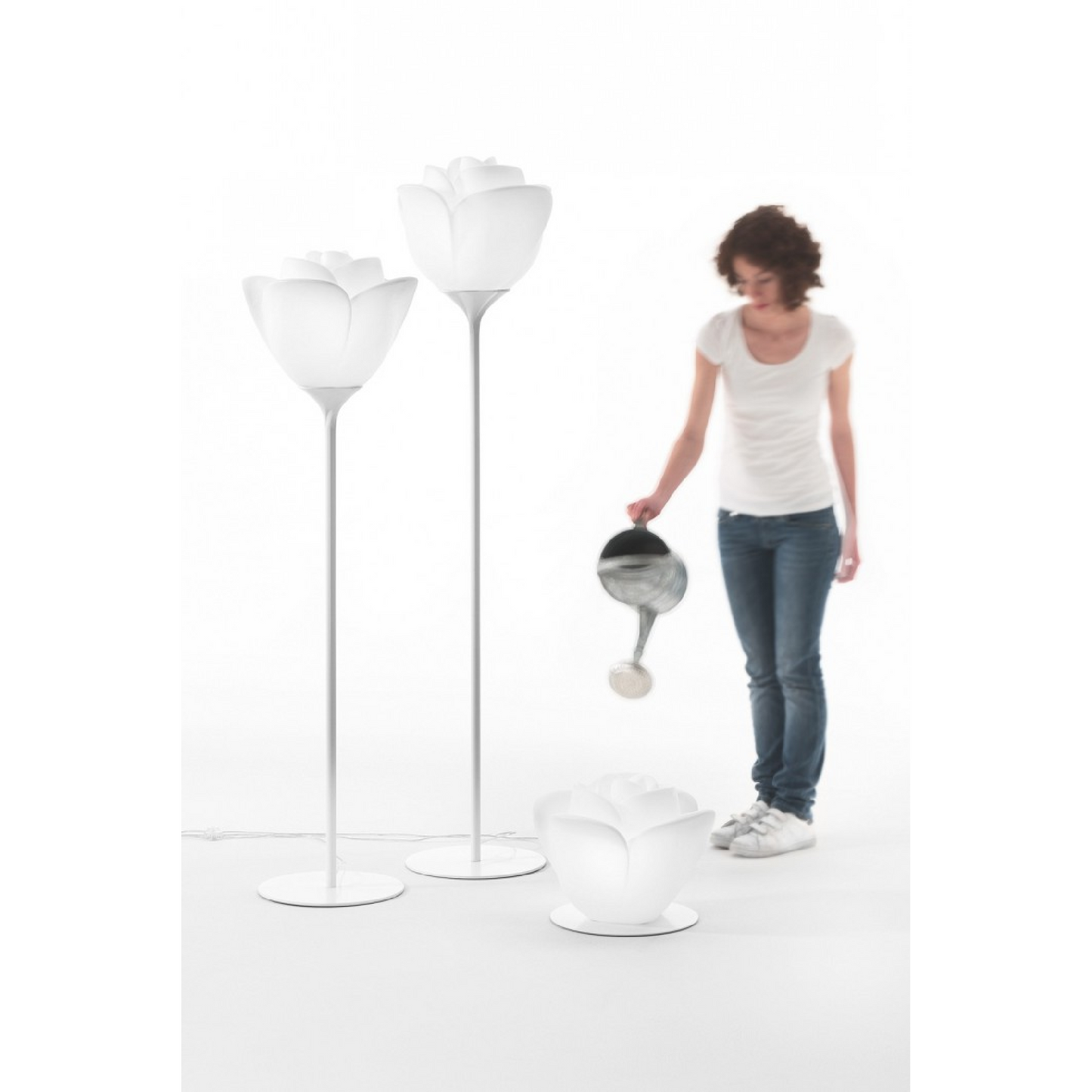 White Rose Indoor Floor Lamp | Myyour Baby Love | Italianfurniture.com