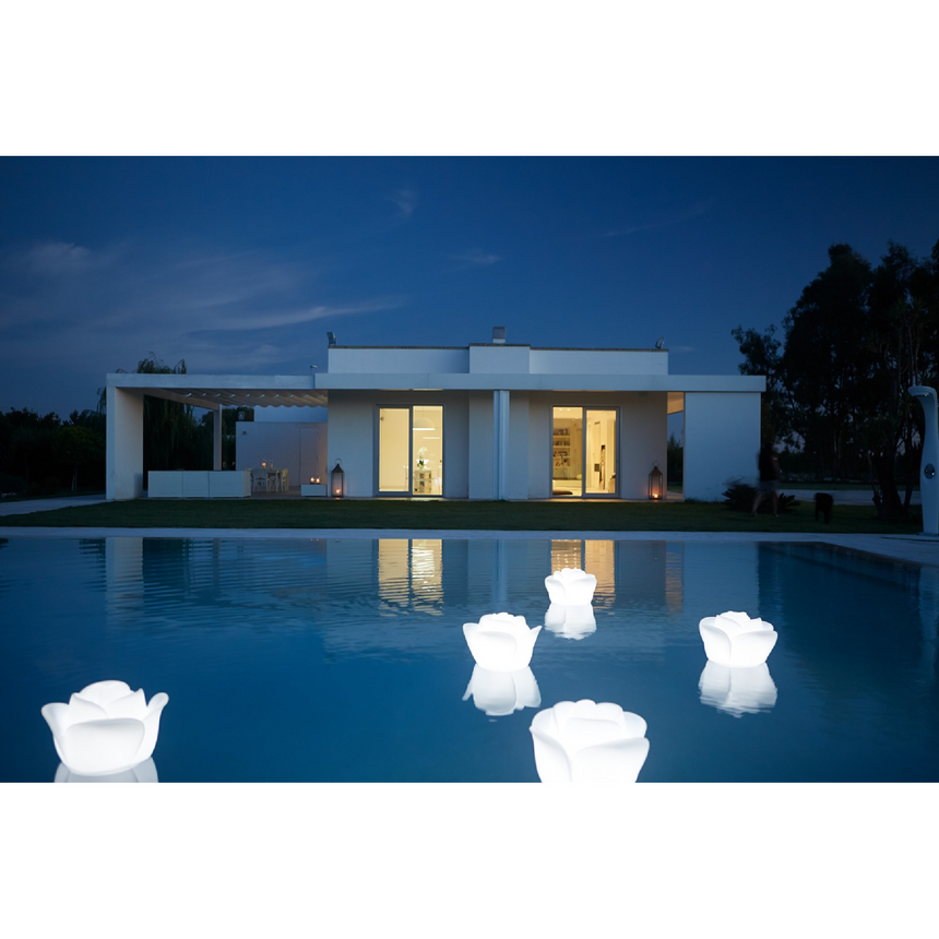 White Rose Garden Floating Light | Myyour Baby Love | Italianfurniture.com