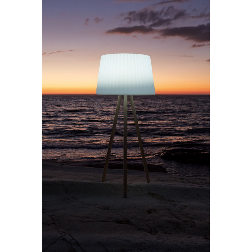 White Tripod Outdoor Floor Lamp | Myyour Agata | Italianfurniture.com