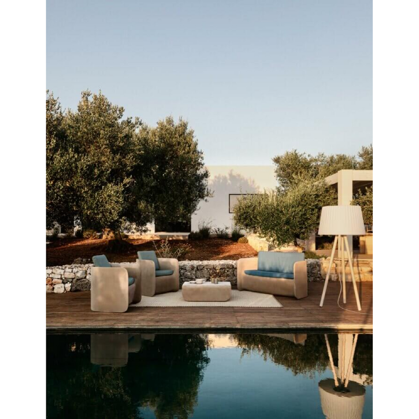 White Tripod Outdoor Floor Lamp | Myyour Agata | Italianfurniture.com