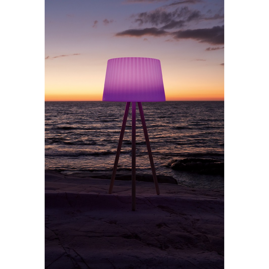 White Tripod Outdoor Floor Lamp | Myyour Agata | Italianfurniture.com