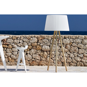 White Tripod Outdoor Floor Lamp | Myyour Agata | Italianfurniture.com