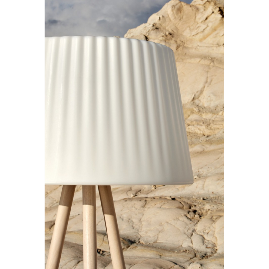 White Tripod Outdoor Floor Lamp | Myyour Agata | Italianfurniture.com